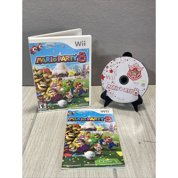 Mario Party 8 Game Nintendo Wii Complete With Manual CIB Tested Works